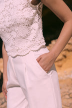 bridal pleated trousers
