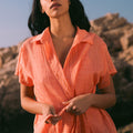 Sunset long shirt dress