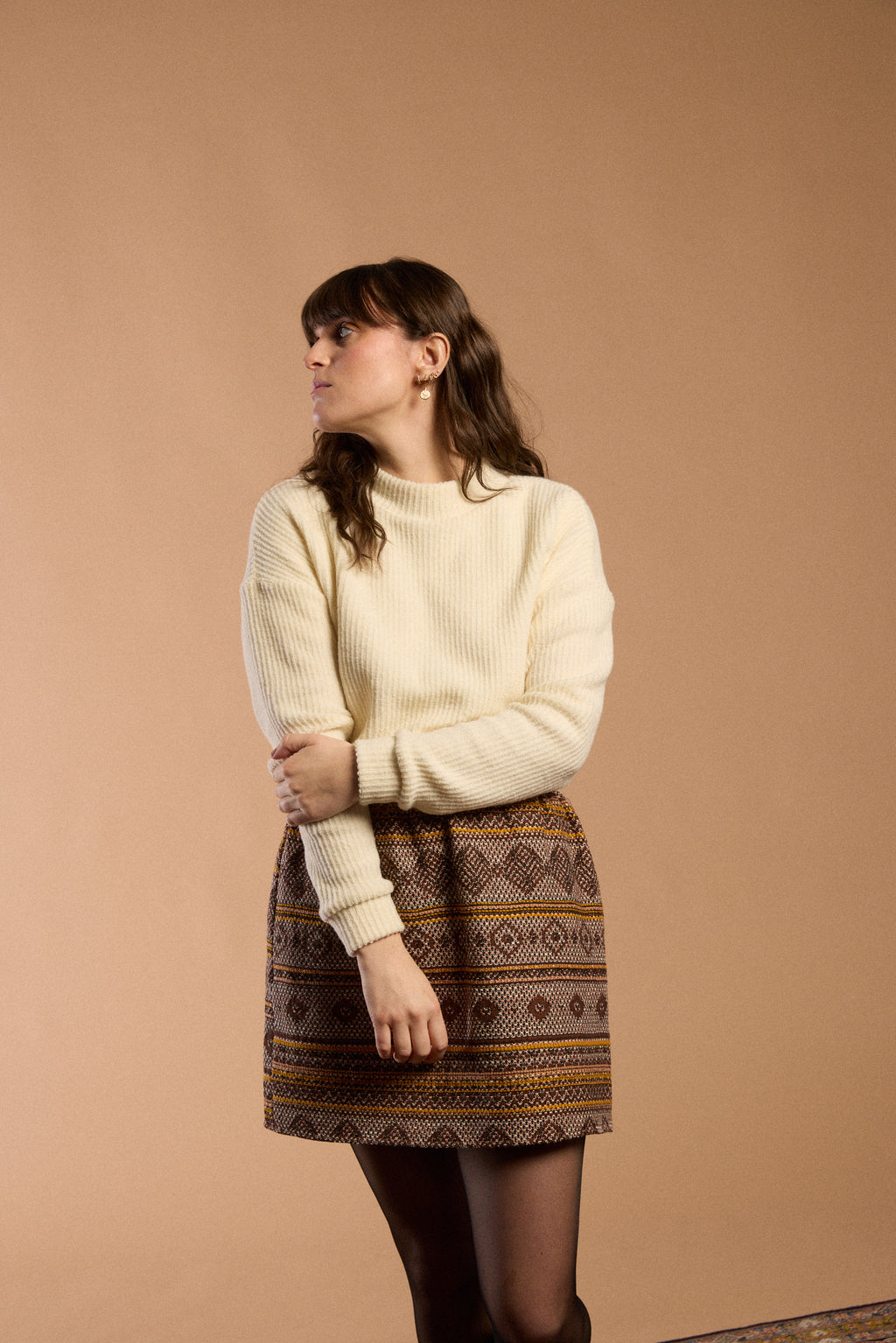 Pull col cheminée Mont Rainier