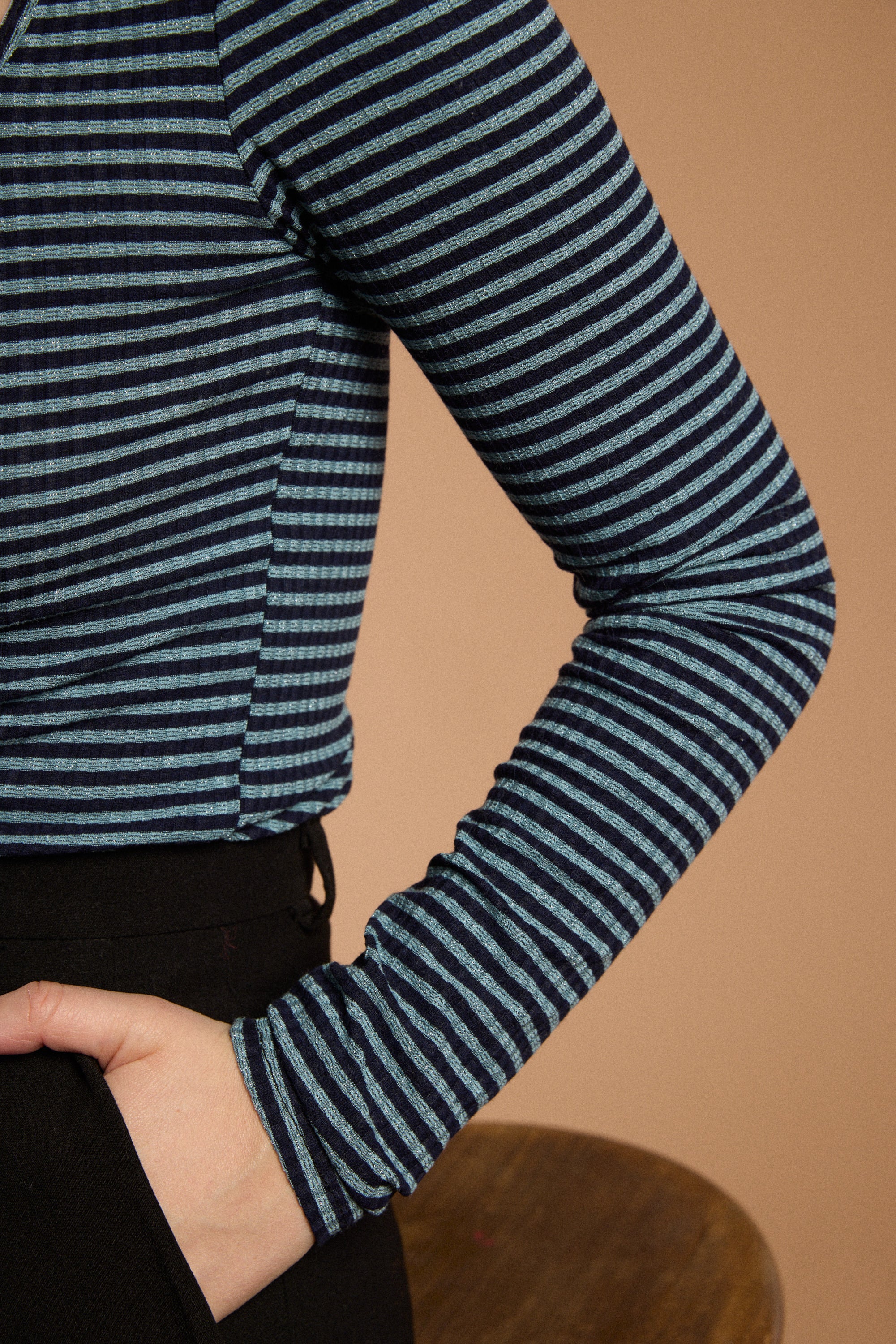 Sous-pull col carré deep sea