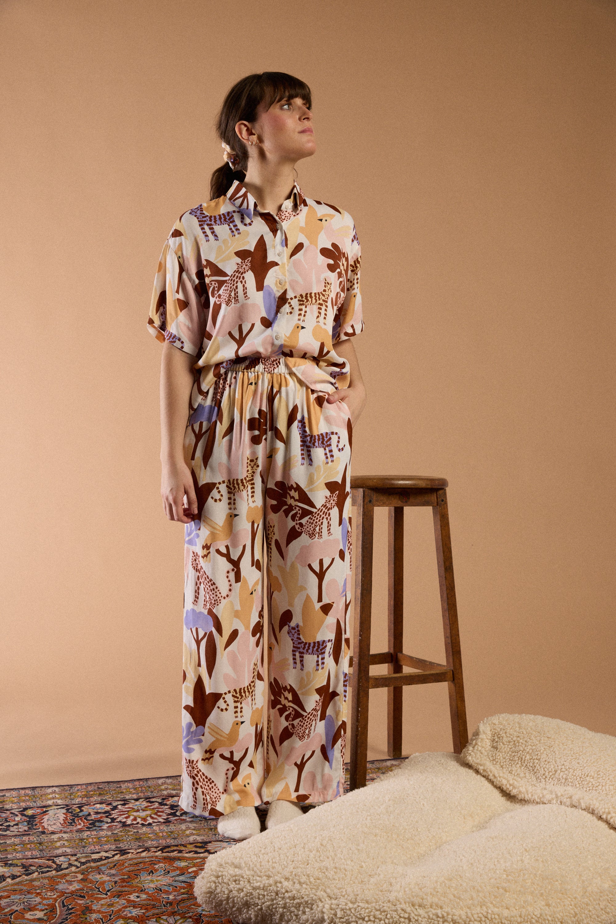 Pantalon confi Oscar camel