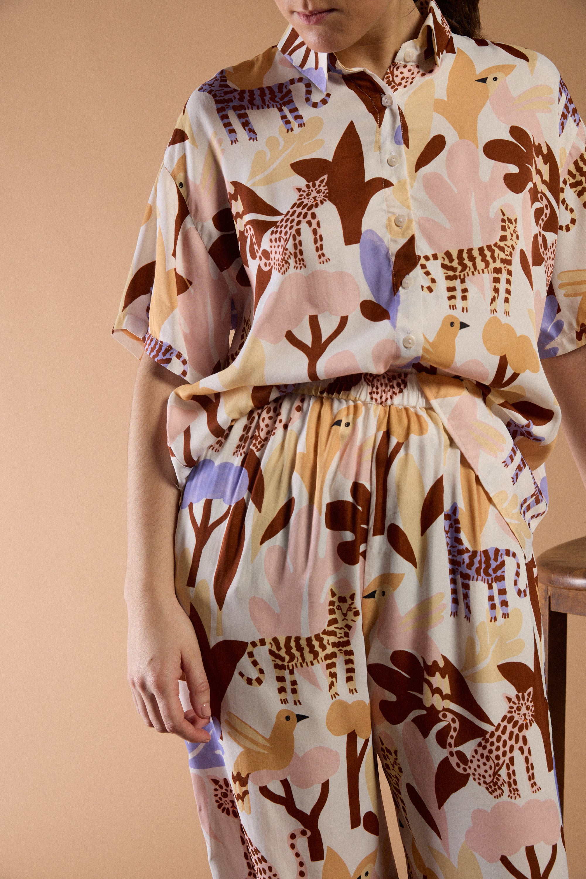 Pantalon confi Oscar camel