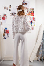 Pantalon ample mariée