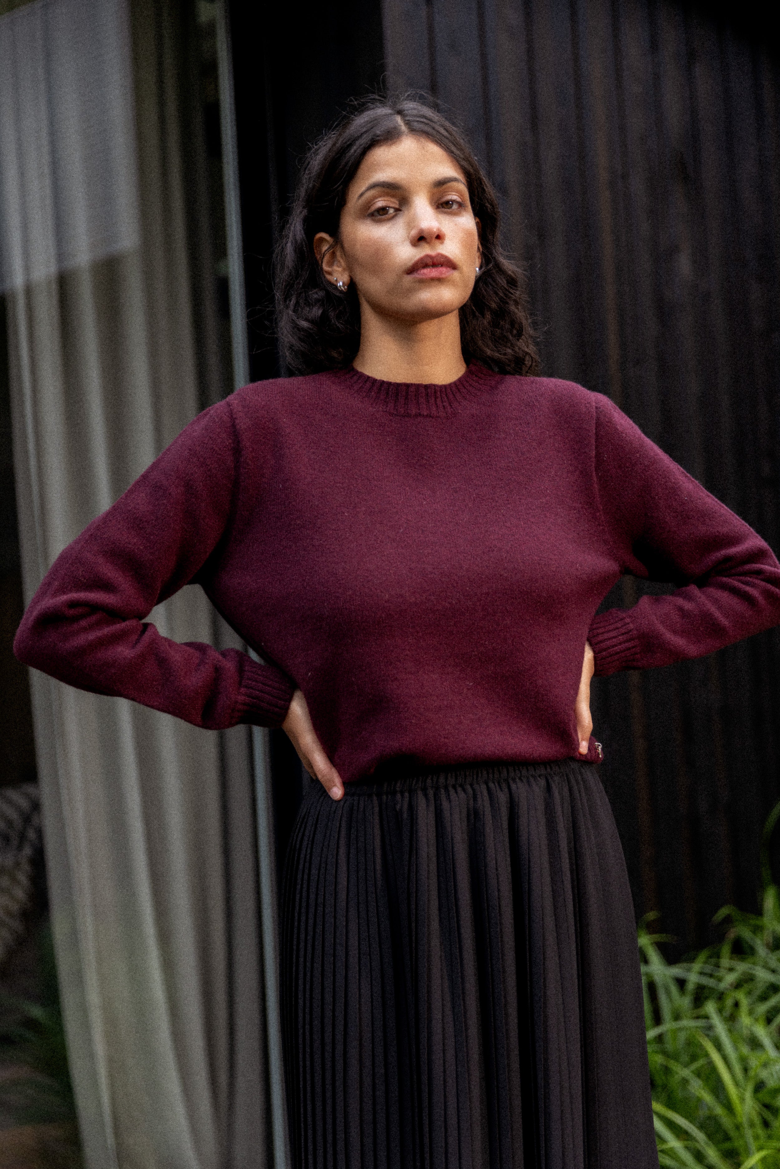 Chloé plum sweater