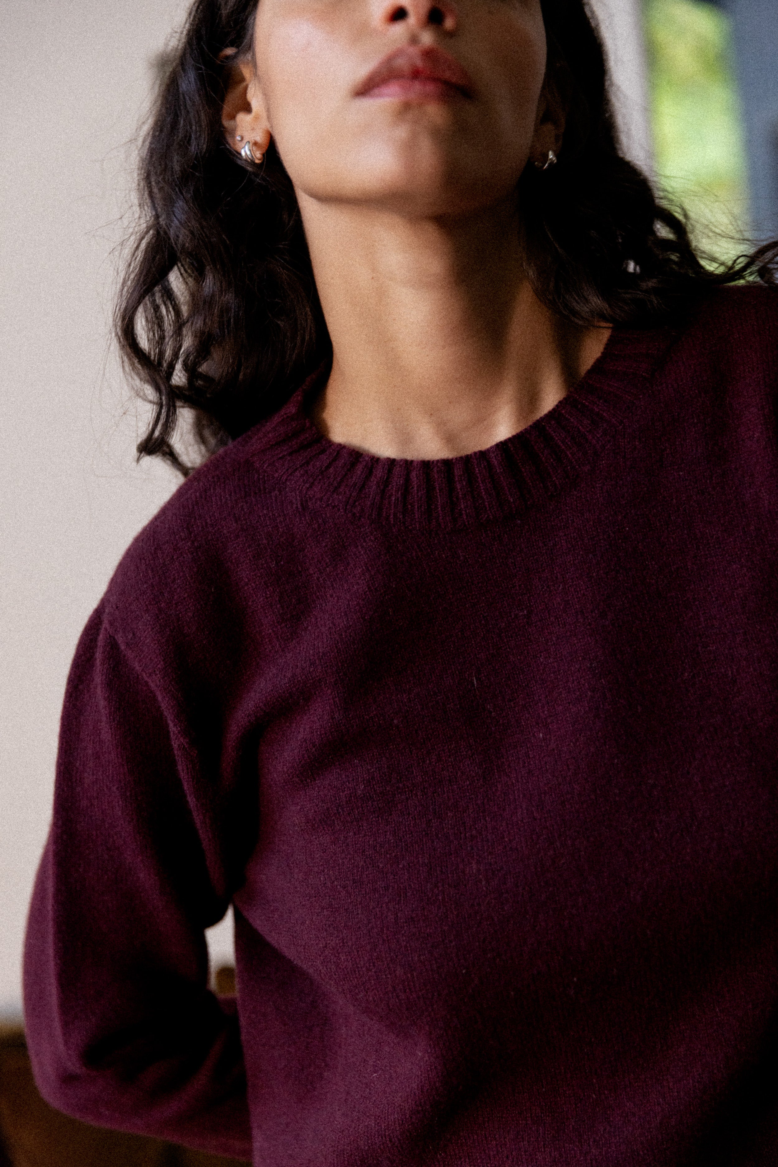 Chloé plum sweater