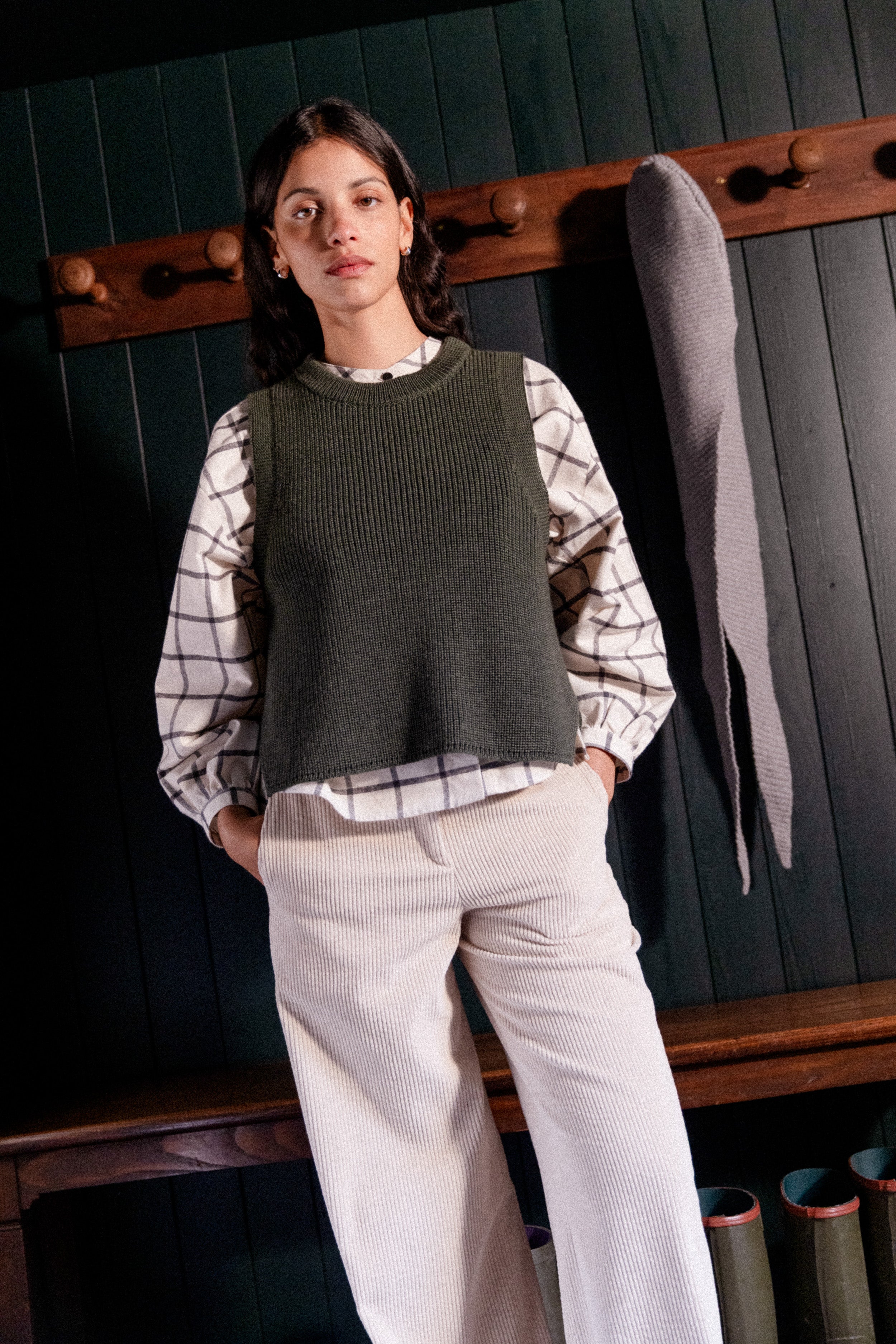 Edgar sweater, forest green