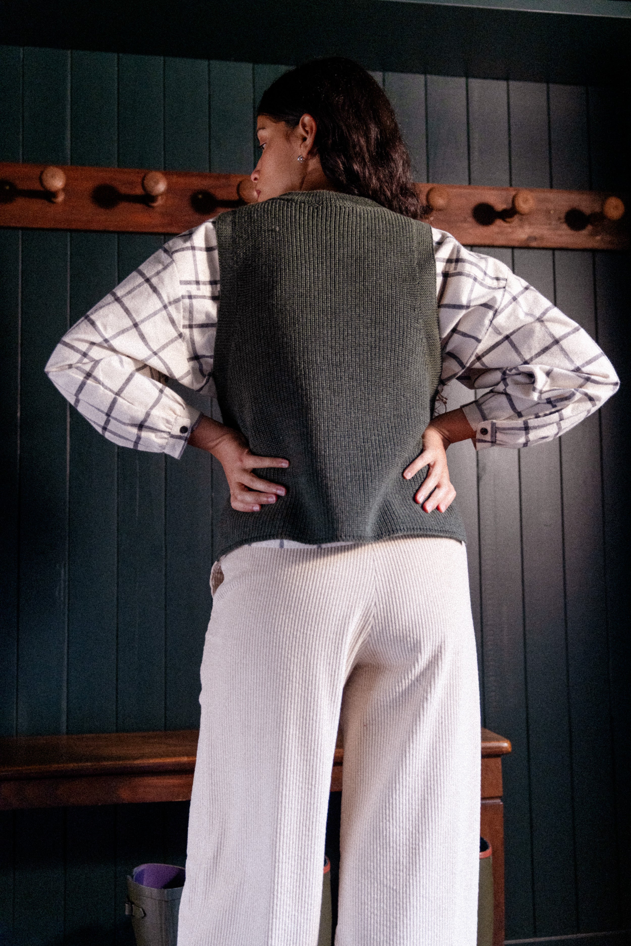 Edgar sweater, forest green