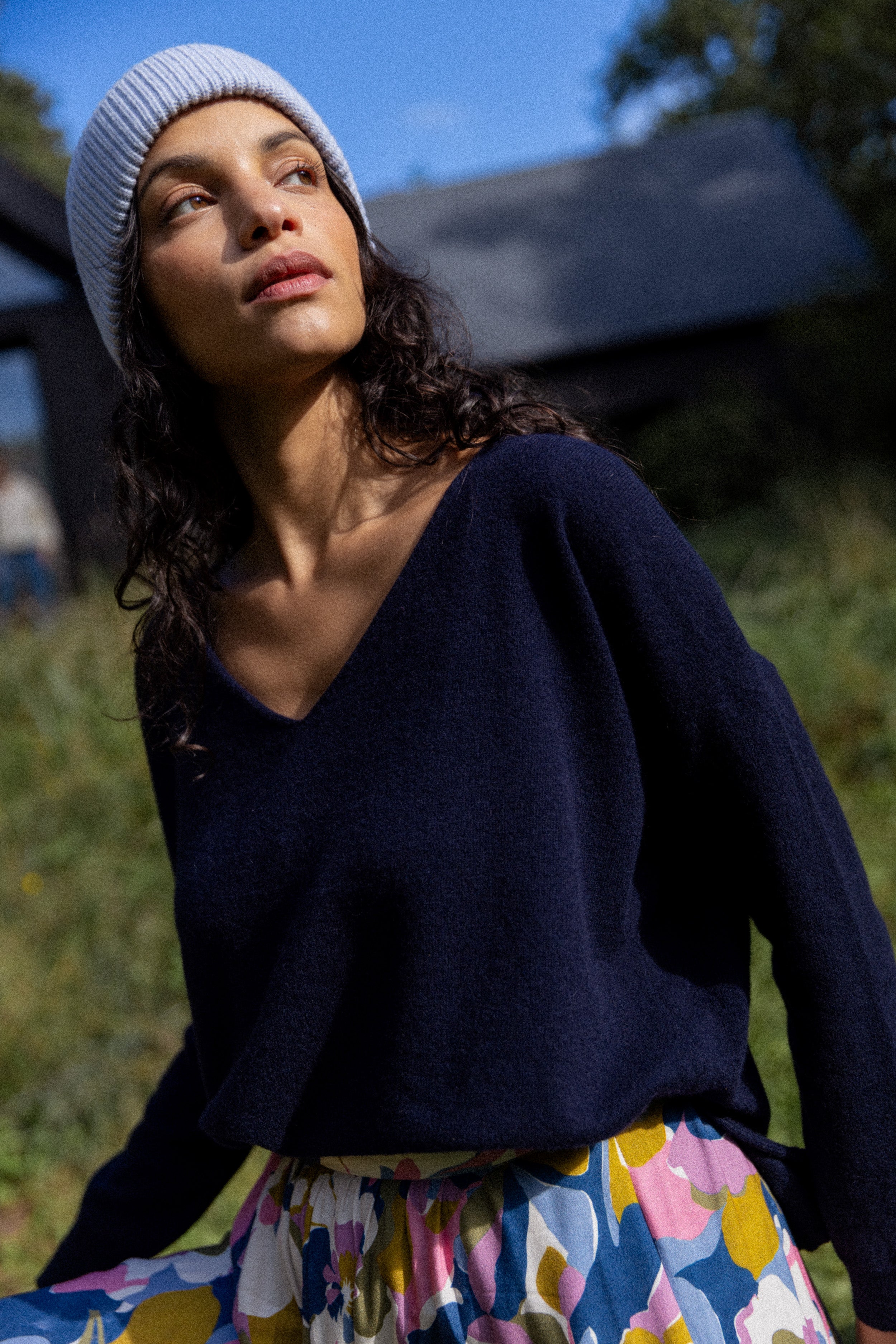 Louise navy sweater