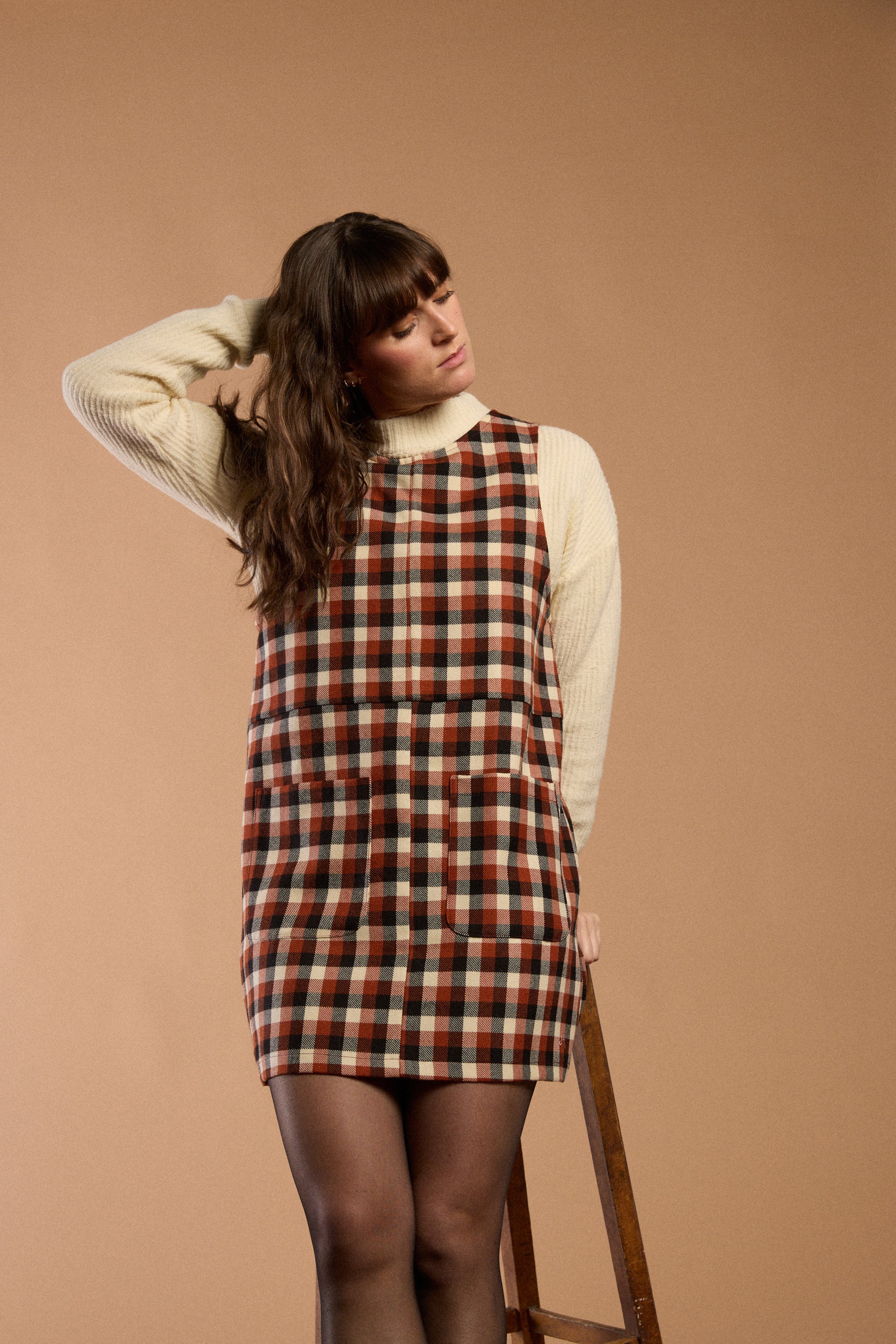 Robe courte sans manches Macchiato