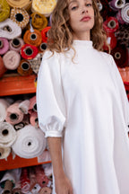 Robe babydoll blanche