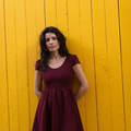 Romy burgundy dress