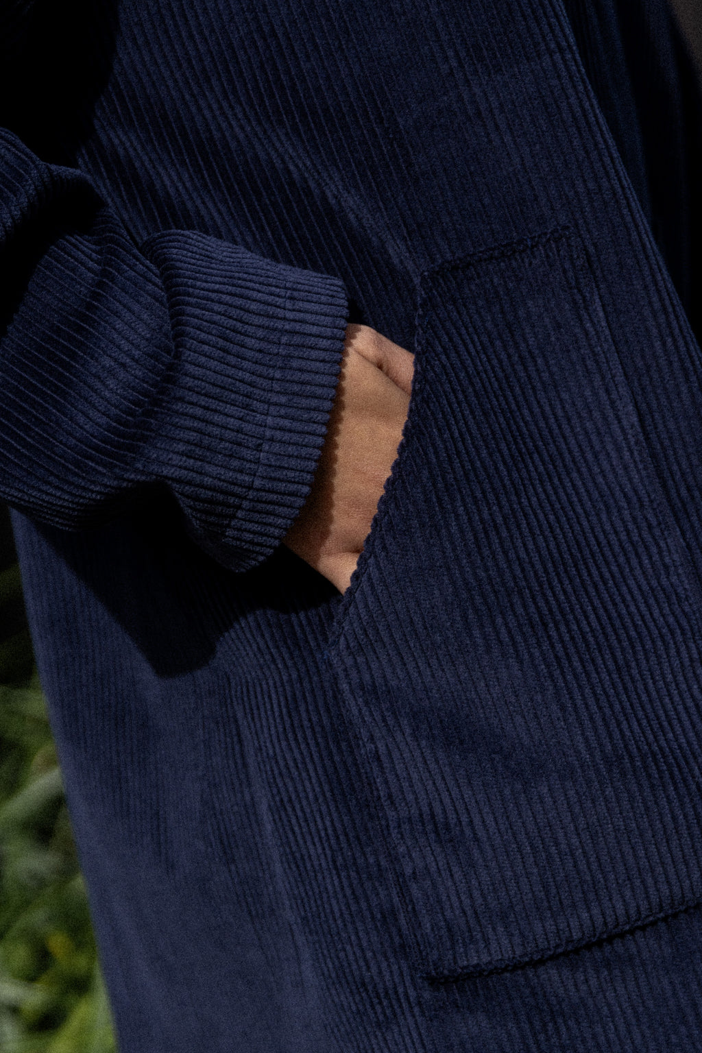 Robe Vareuse velours marine