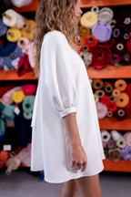 Robe babydoll blanche