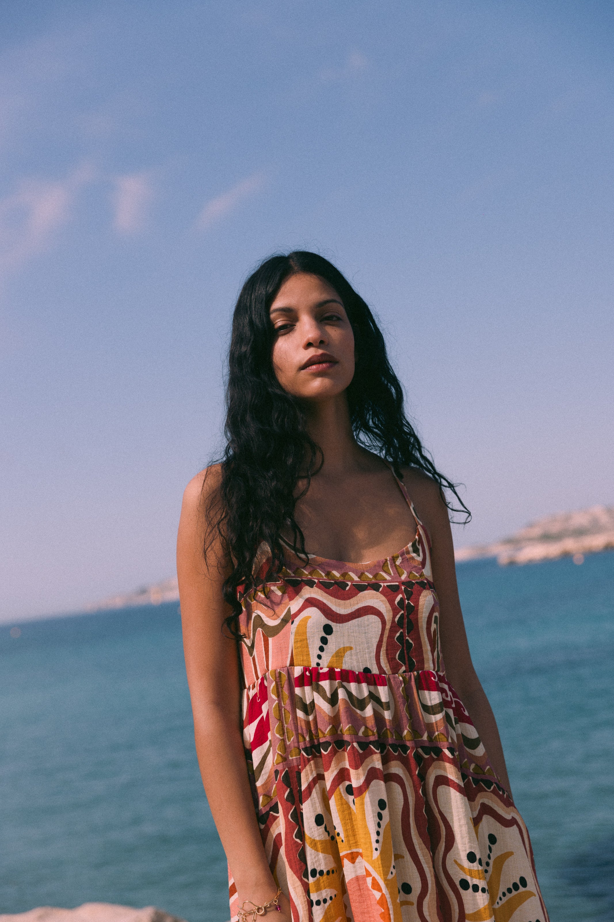Tenerife long strappy dress