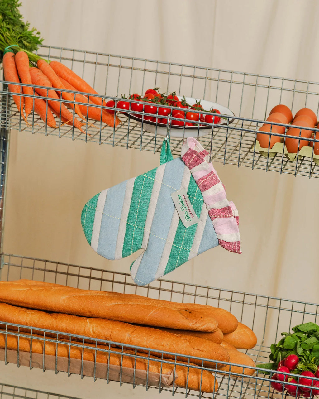Gant de cuisine à volants