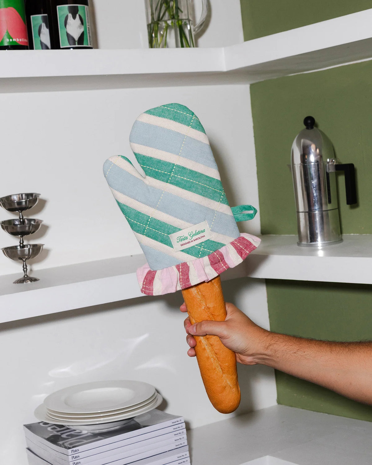 Gant de cuisine à volants