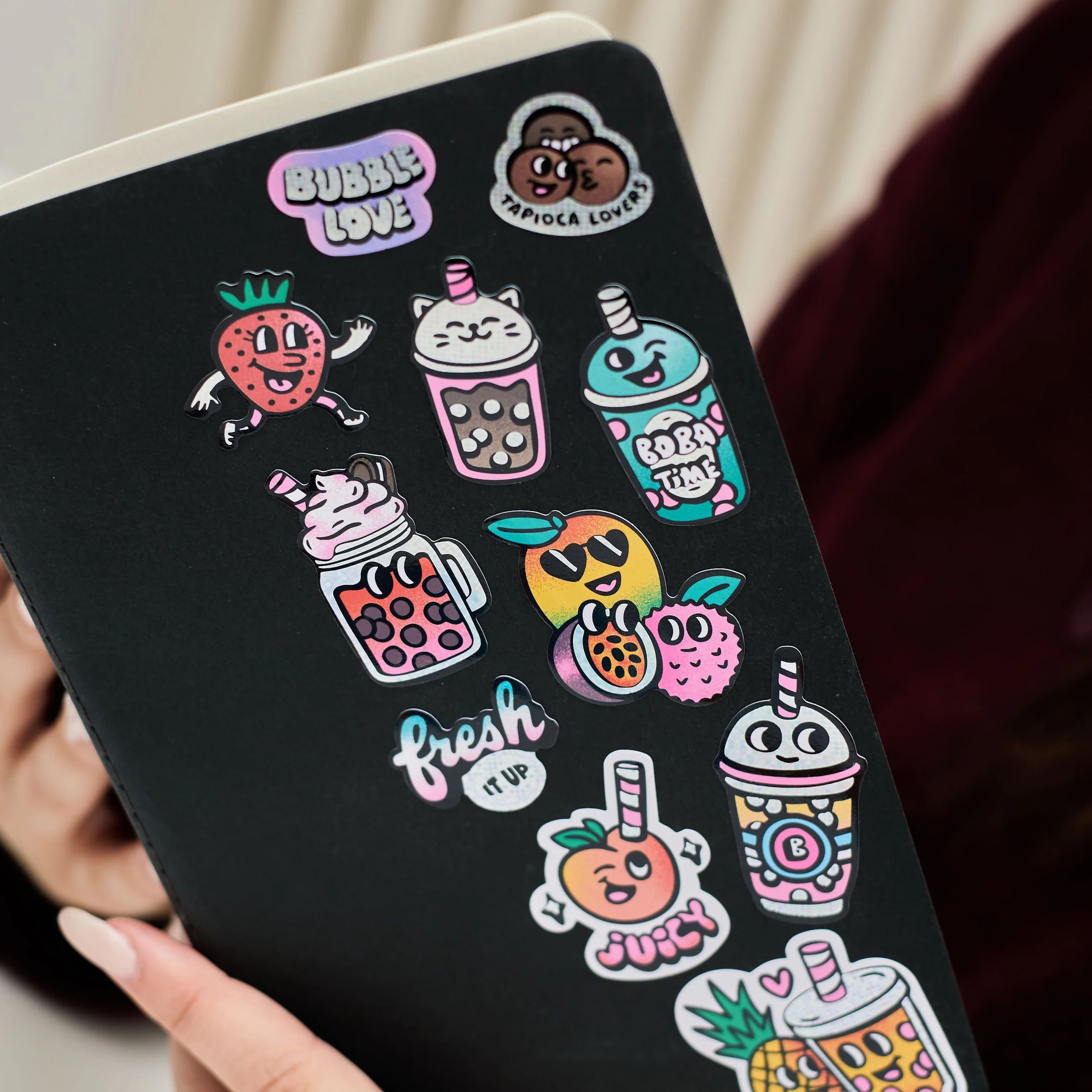 STICKERS BIG - BUBBLE TEA Enfant