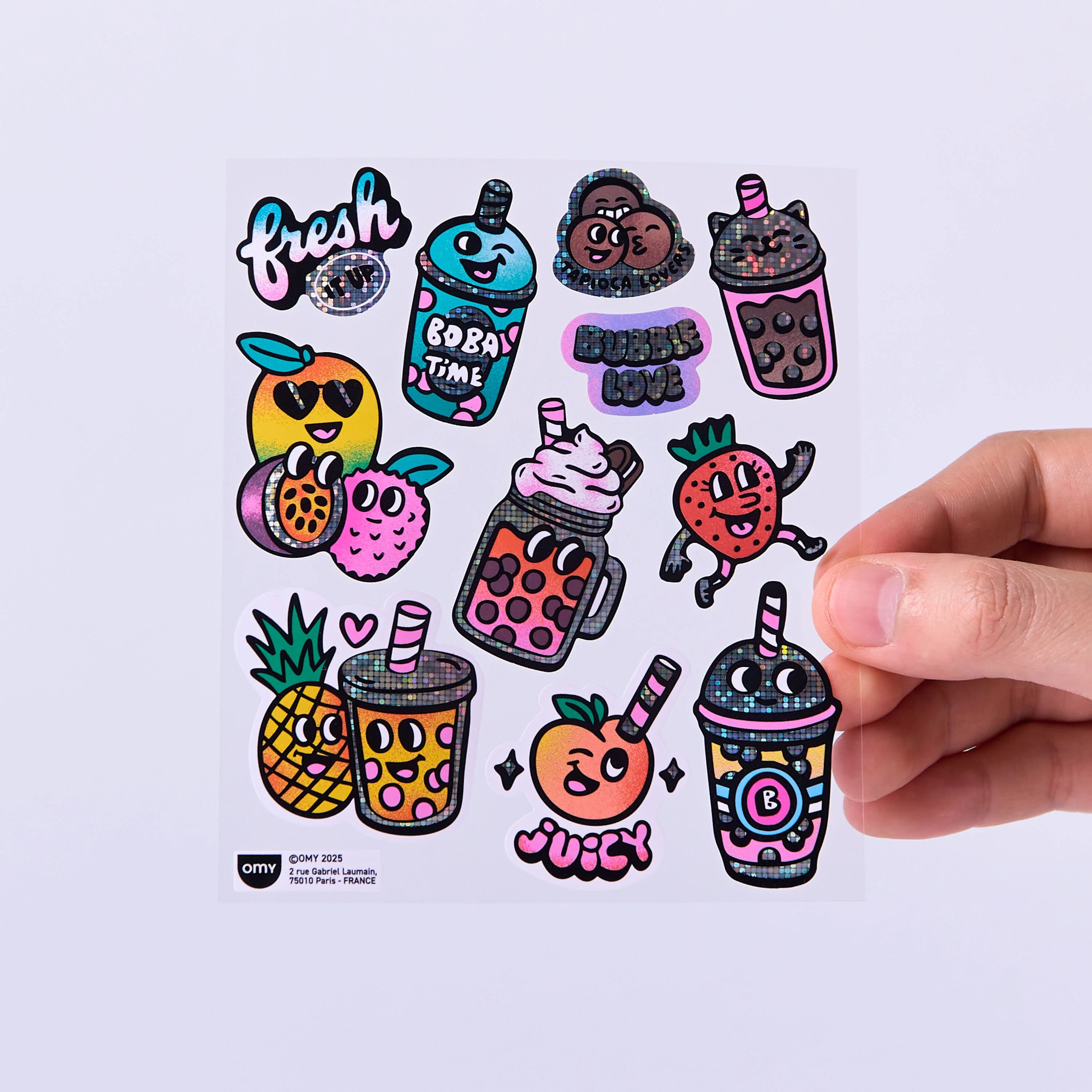 STICKERS BIG - BUBBLE TEA Enfant
