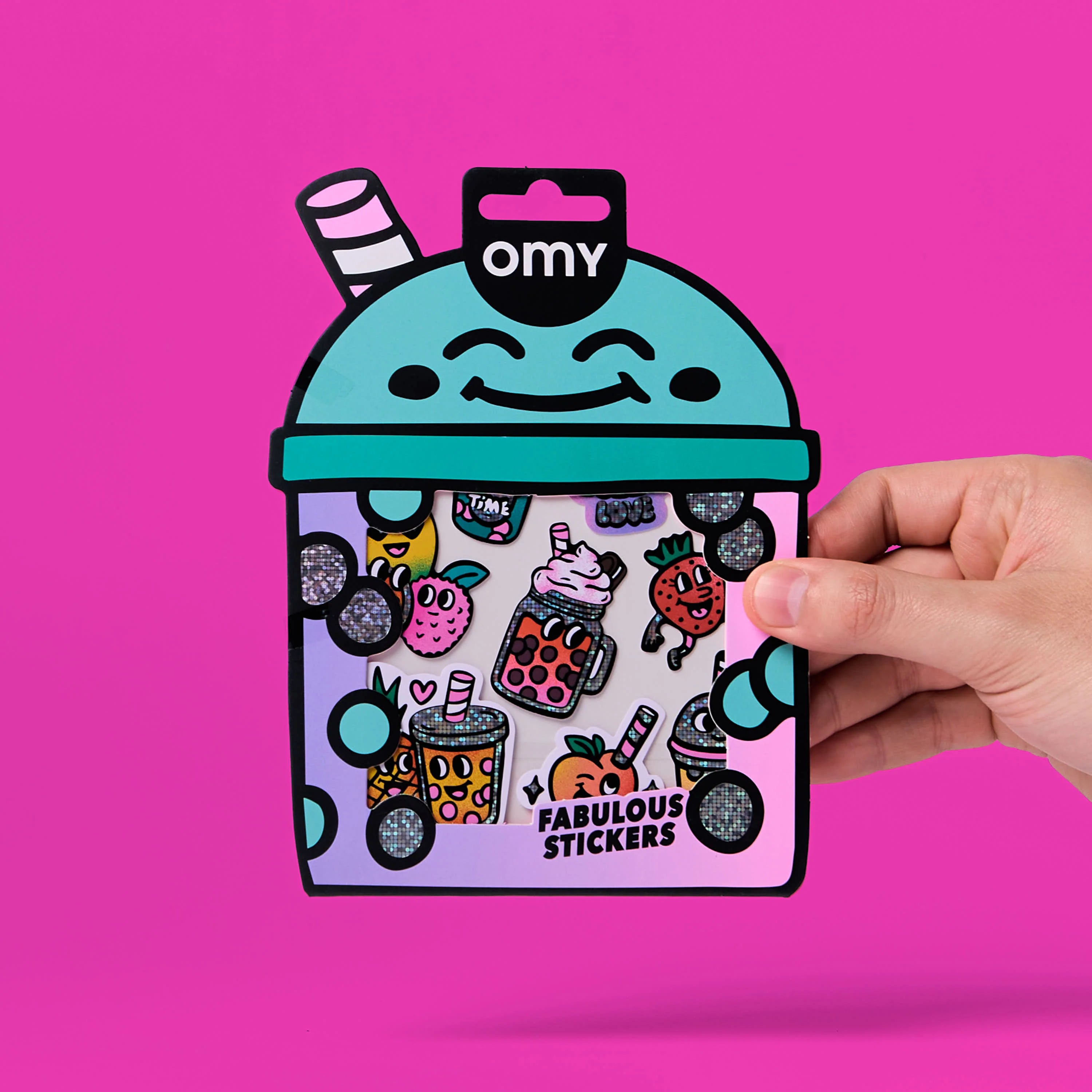 STICKERS BIG - BUBBLE TEA Enfant
