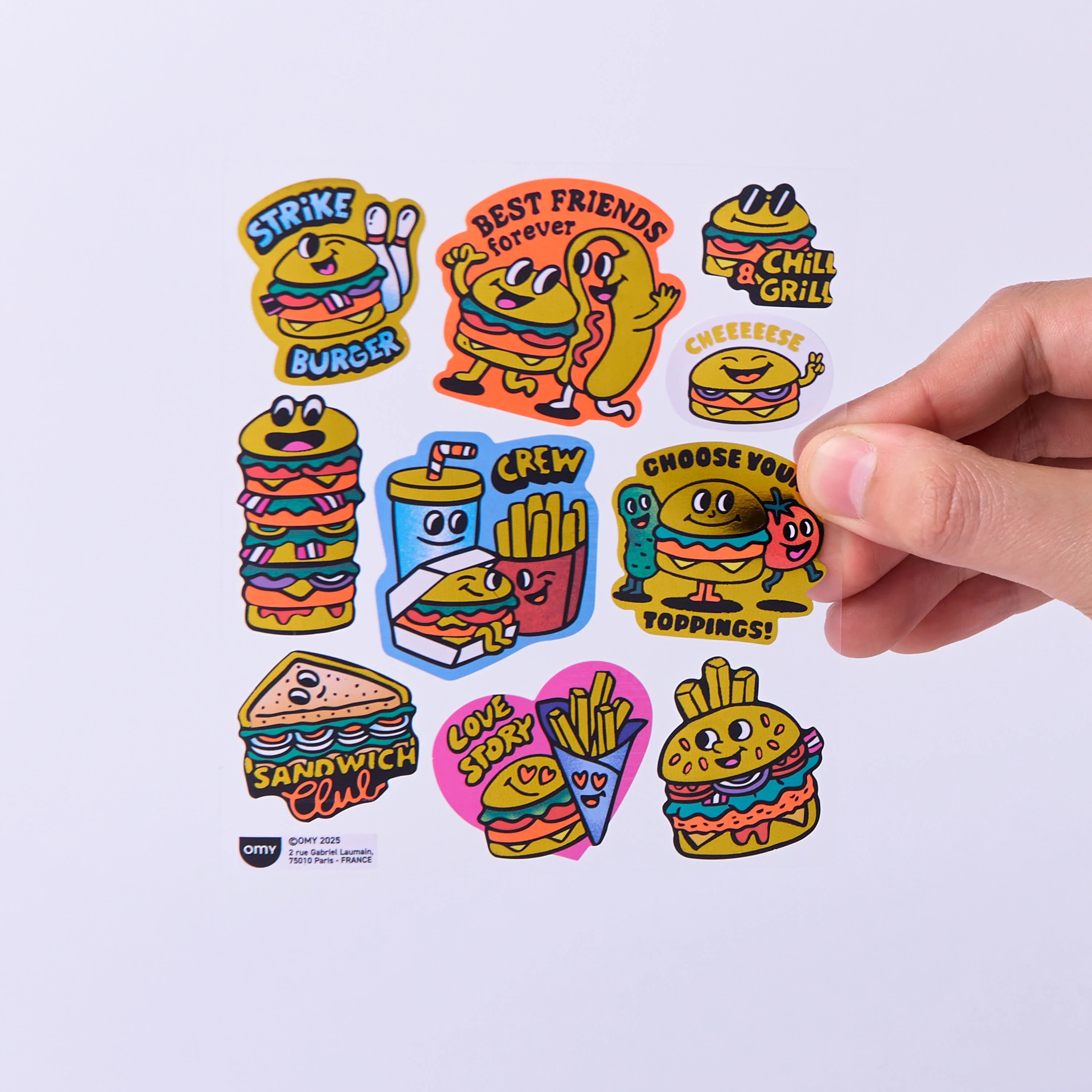 STICKERS BIG - BURGER Enfant