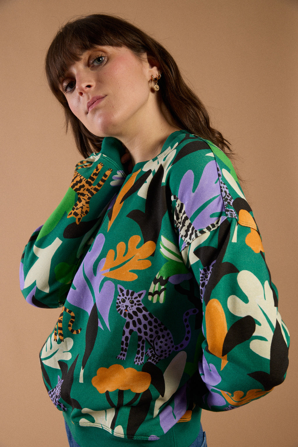 Coupon Molleton Oscar vert