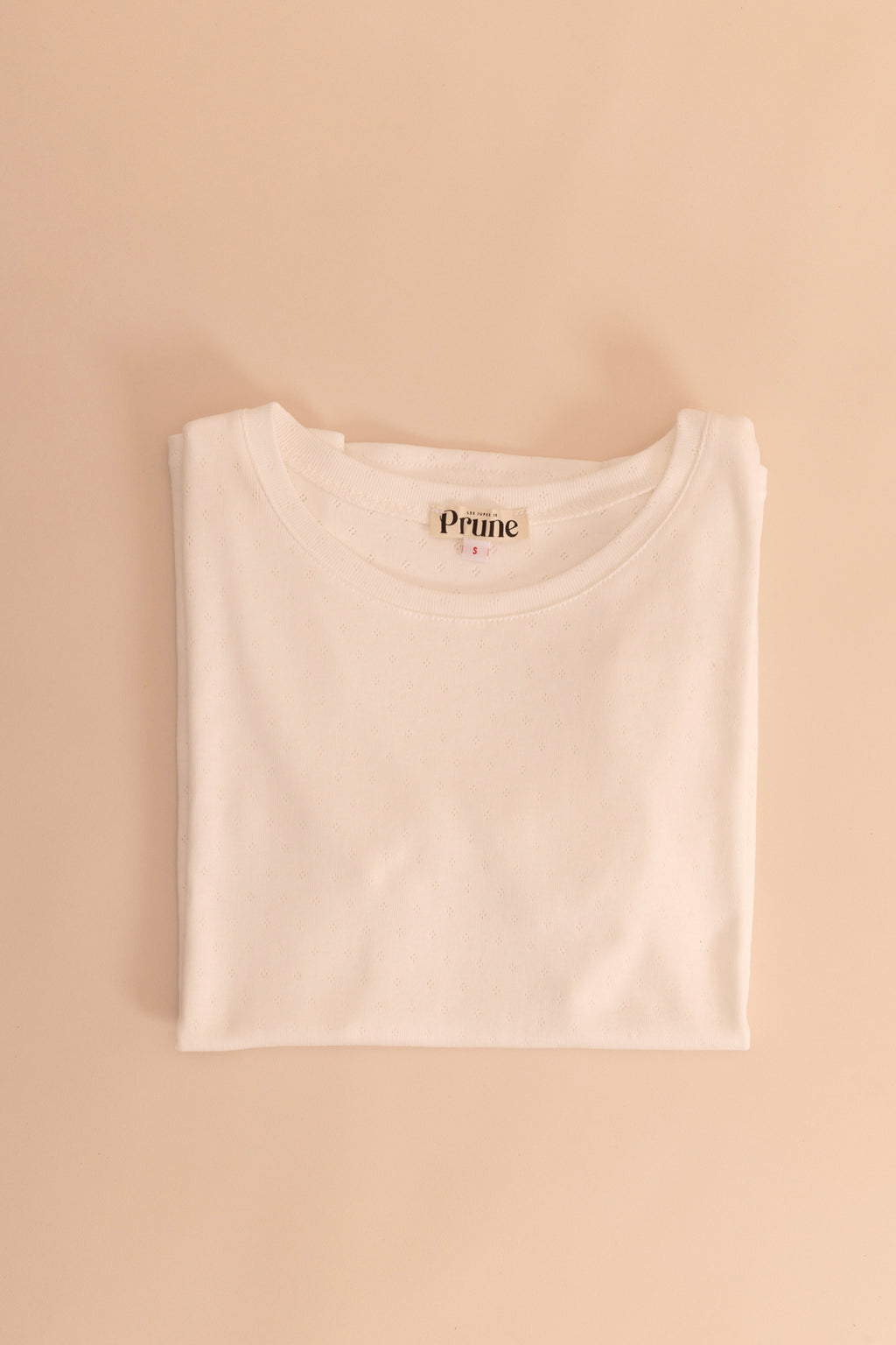 Tee ajouré Blanc