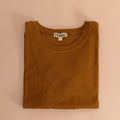 Caramel openwork tee