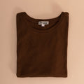 Chocolate openwork tee