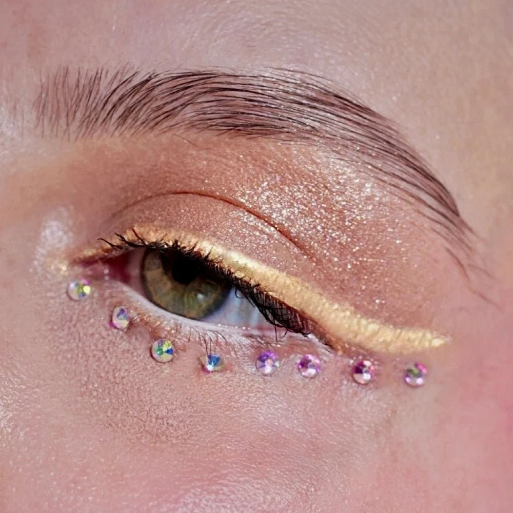 Eyeliner Pailleté Or Métallique