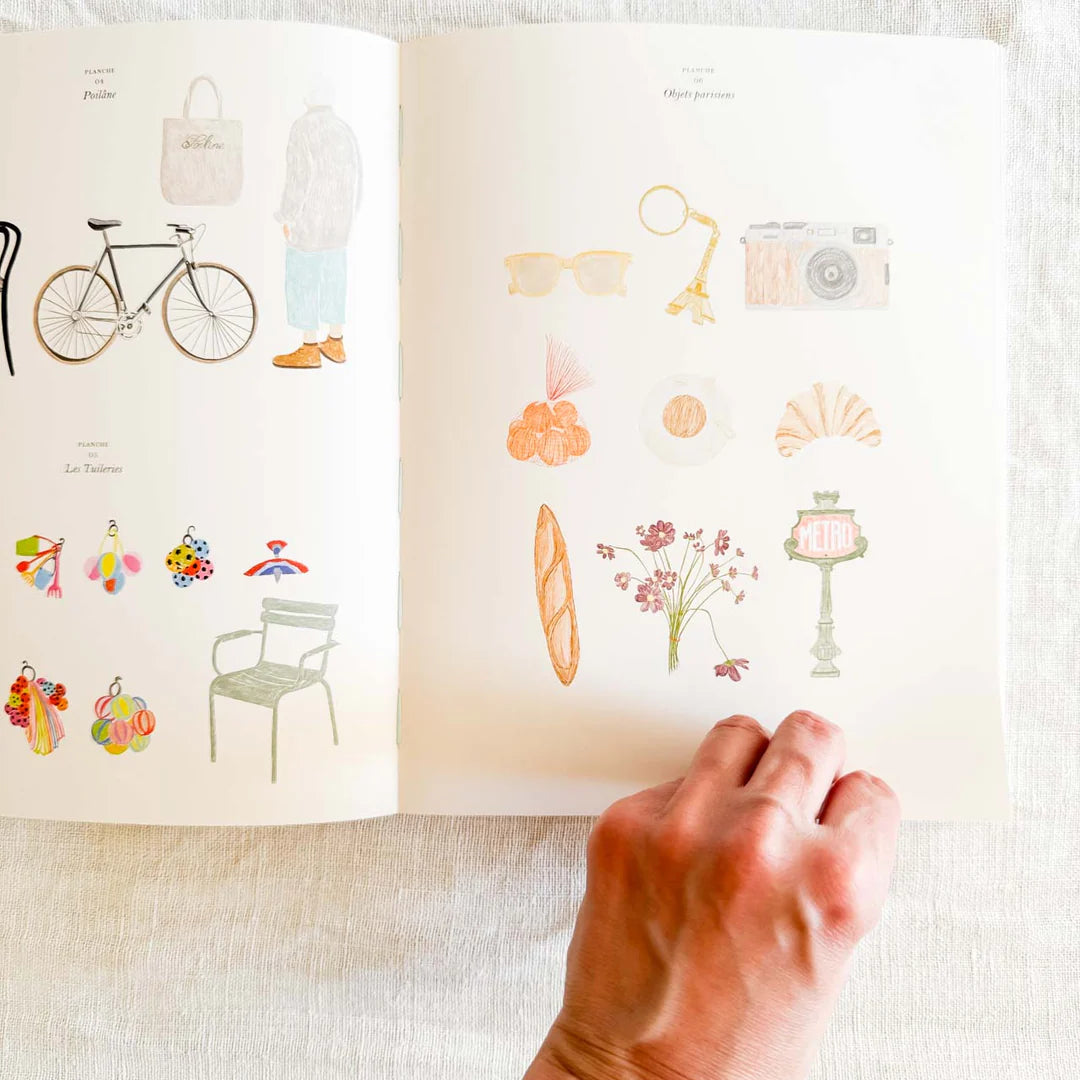 Carnet de coloriages et de stickers / Paris