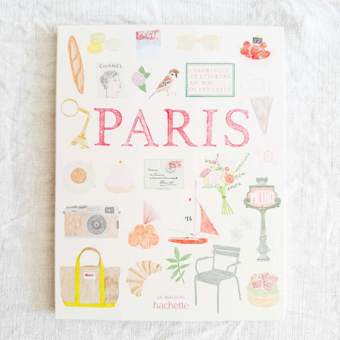 Carnet de coloriages et de stickers / Paris