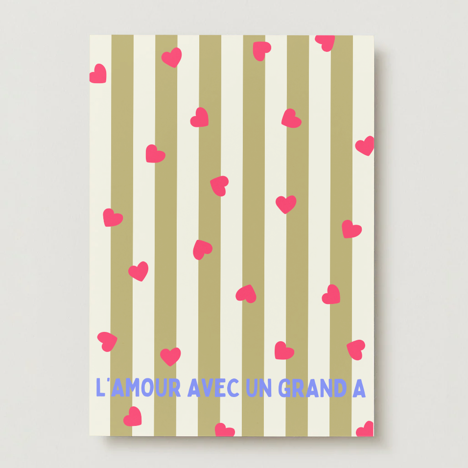 Postcard - LOVE WITH A CAPITAL L