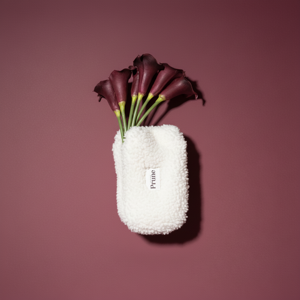 White teddy bear pencil case