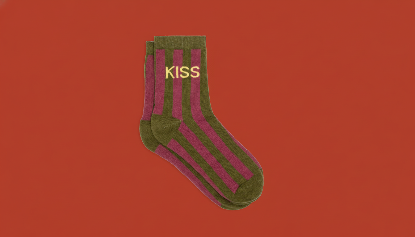 Chaussettes rayées - Kiss